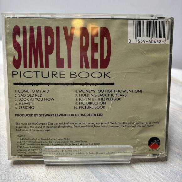 Simply Red : Picture Book Music CD 1985 - Picture 2 of 4